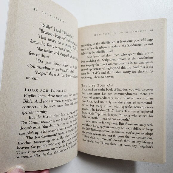 Since Nobody's Perfect, How Good Is Good Enough? by Andy Stanley NEW - Picture 4 of 6